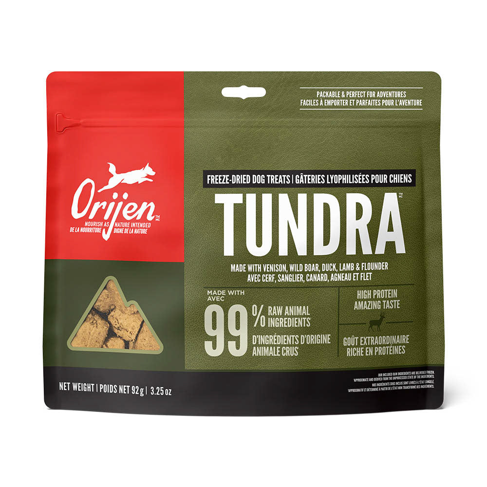 ORIJEN Gâteries Chien Tundra 92g