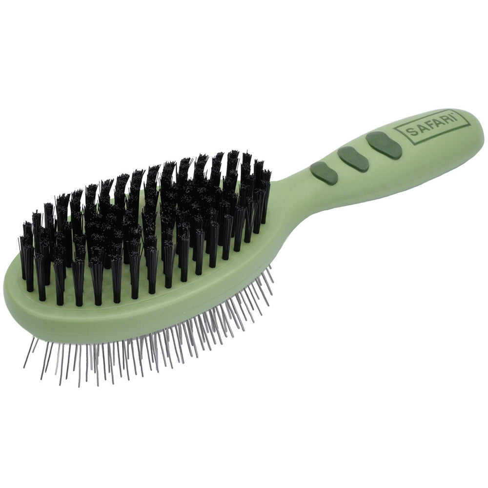SAFARI Brosse Duo Acier-Soie M