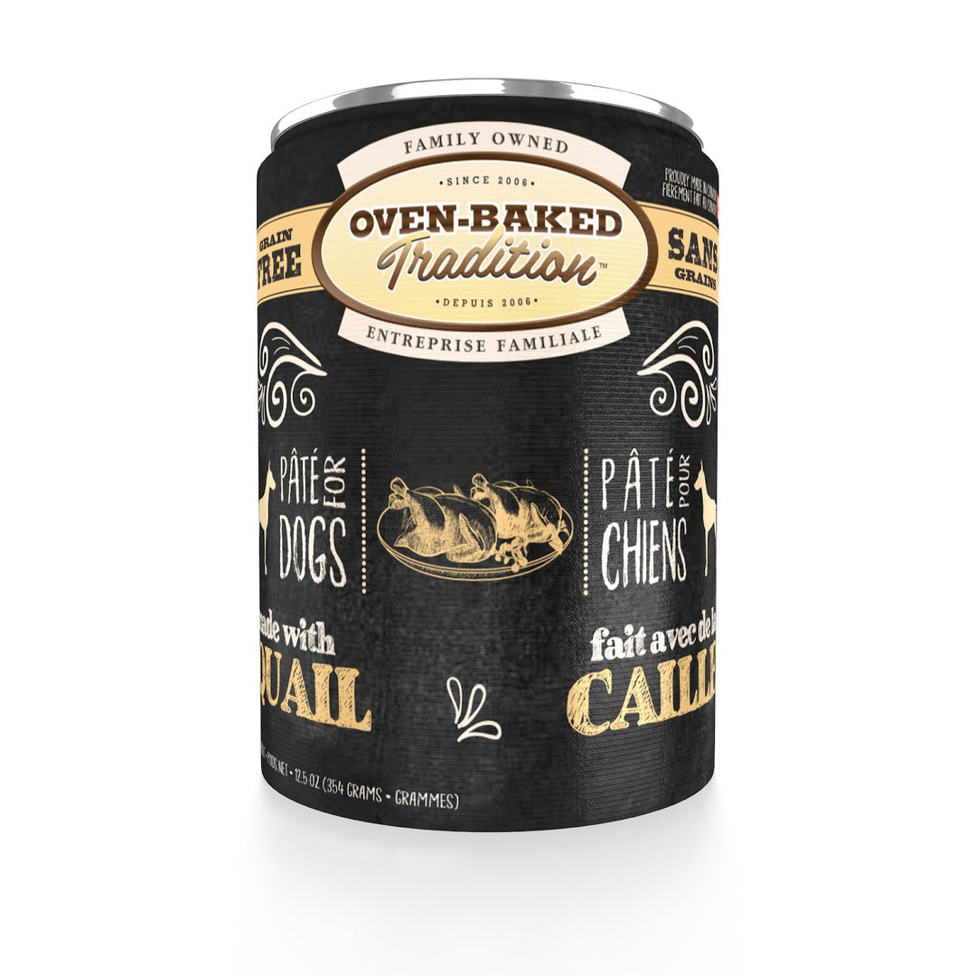 OBT Chien Pâté Caille SG 354g