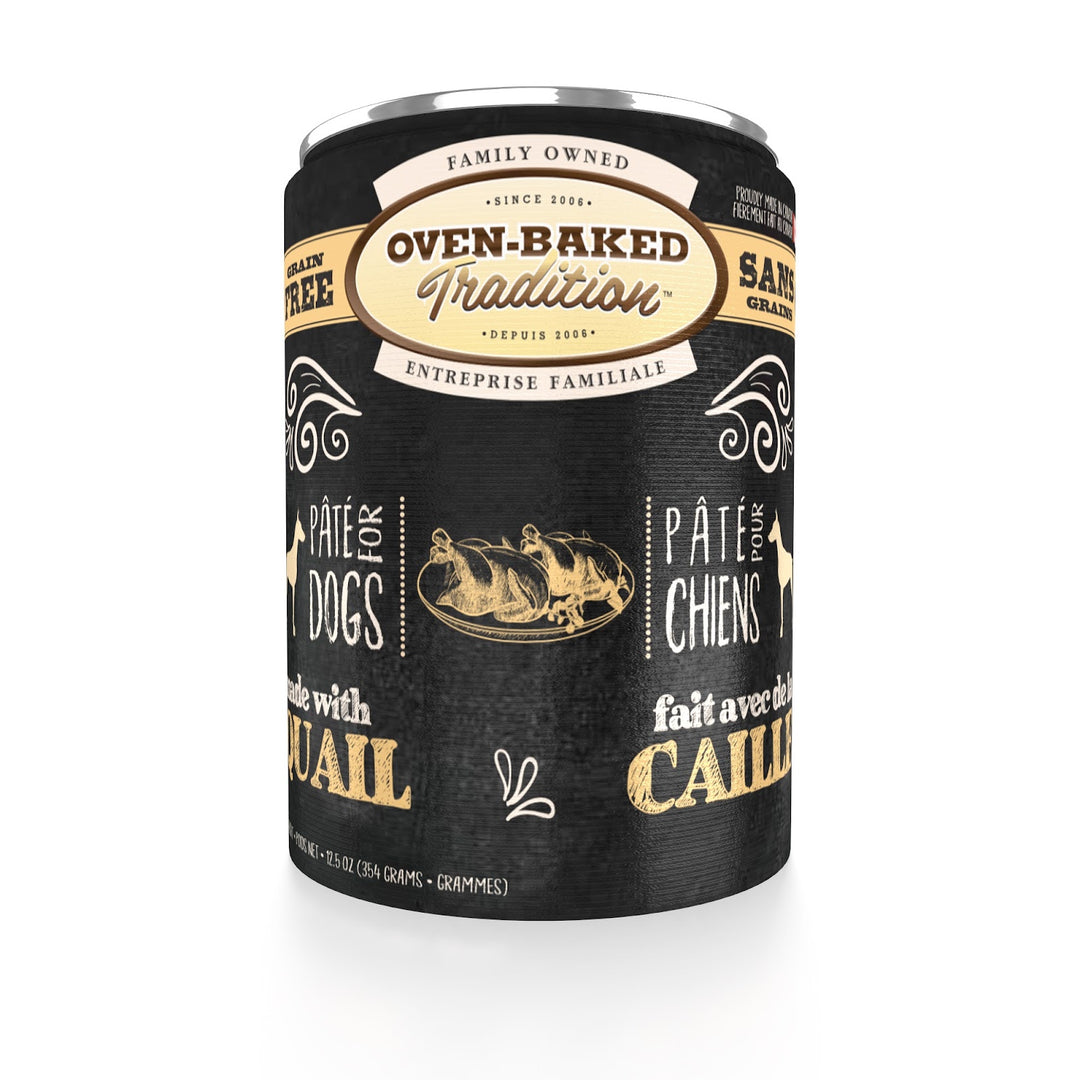OBT Chien Pâté Caille SG 354g