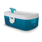 H2O Abreuvoir Fontaine Zen pour Chat 2.5L Blanc/Bleu