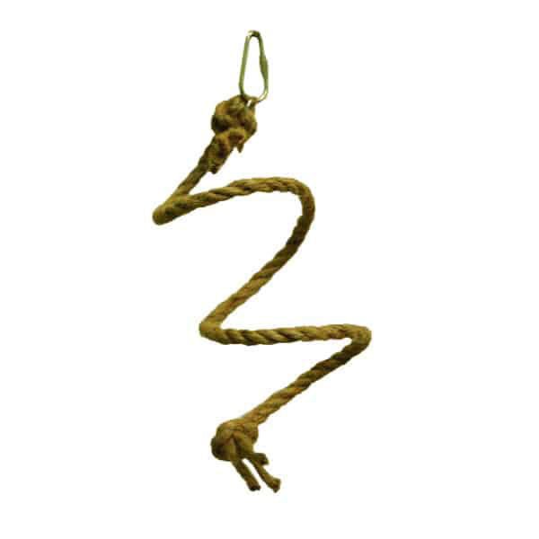 FUNMAX Jouet Oiseaux Spring-O-Bird Jute 3/16x24"