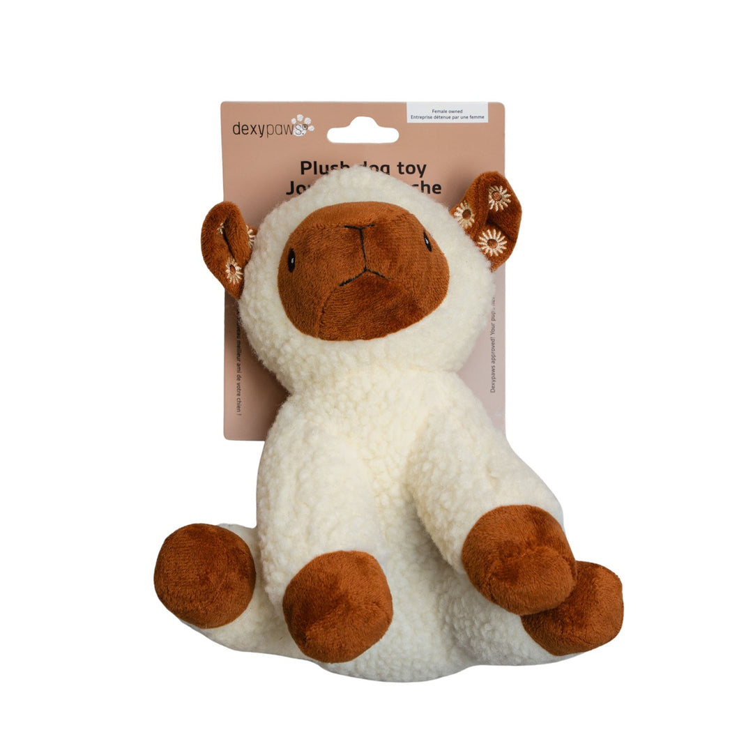 DEXYPAWS Jouet Chien Peluche Mouton