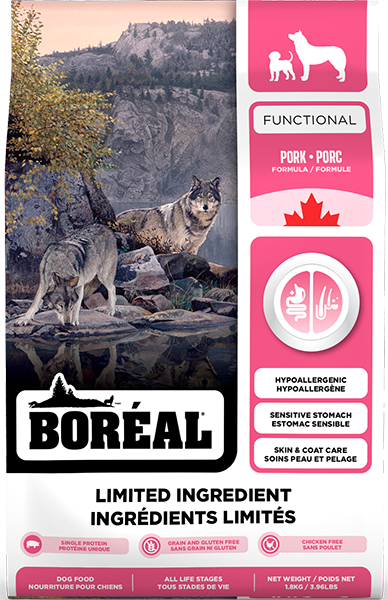 BOREAL FUNCTIONAL LID Chien Porc SG 10kg