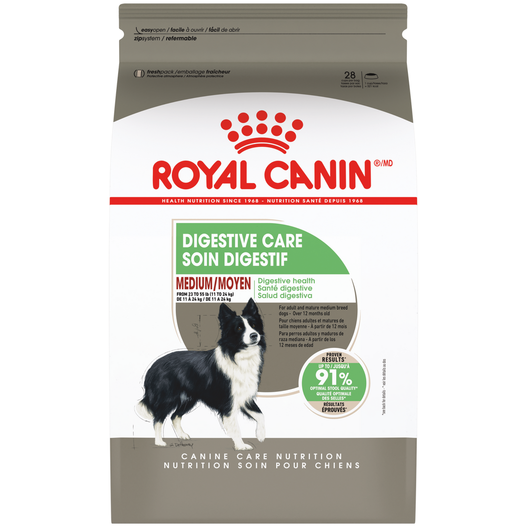 Royal Canin Moyen - Soin Digestif - Nourriture Sèche pour Chiens Adultes