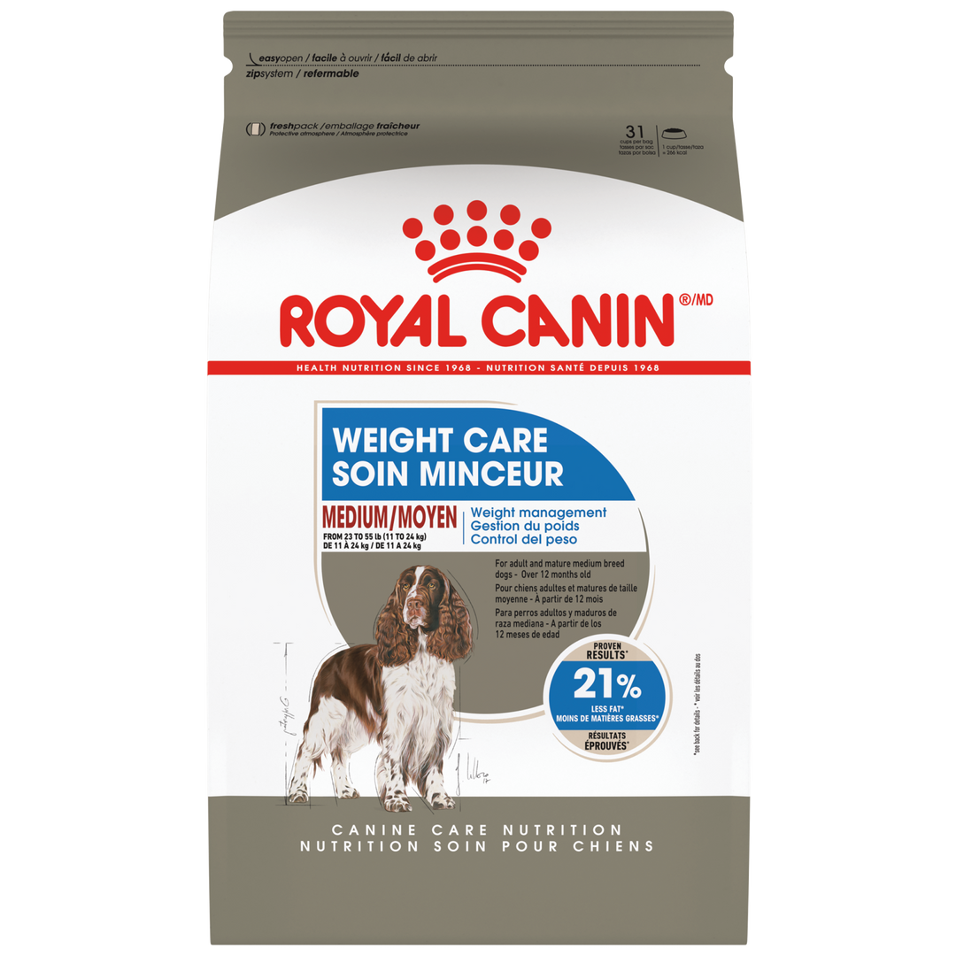 Royal Canin Moyen - Soin Minceur - Nourriture Sèche pour Chiens Adultes