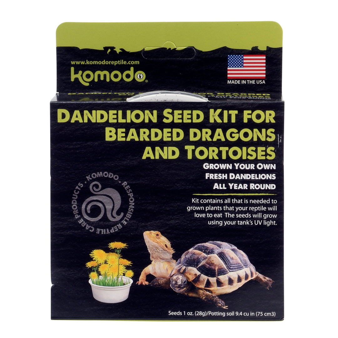 *KOMODO Gâteries Trousse de Graines de Pissenlit 1oz pour Reptiles