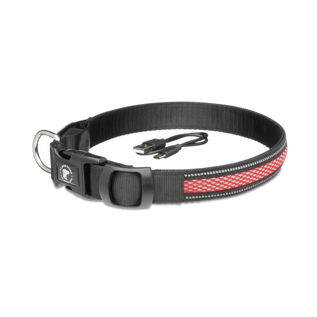 LBC Collier Lumineux Eclipse Rouge L