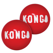 Kong Signature - Balle - Jouet avec Couineur pour Chiens