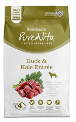 Voir l’image dans la galerie, NutriSource PureVita - Chien Canard et Chou Frisé - Nourriture Sèche à Ingrédients Limités Sans Grains pour Chiens