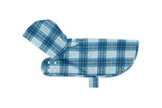 *RCP Poncho Imperméable M Pattes Écossais Bleu
