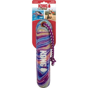 Kong Wild Shieldz - Bâton d'Entraînement, Orange et Blanc - Jouet Flottant à Lancer et Rapporter pour Chiens