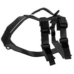 Voir l’image dans la galerie, CHIEN BLANC ATLAS Harnais Double Noir 3XL