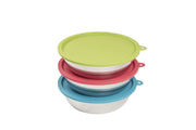 Messy Mutts - Bols en Acier Inoxydable avec Couvercles en Silicone - Ensemble de Bols pour Chiens