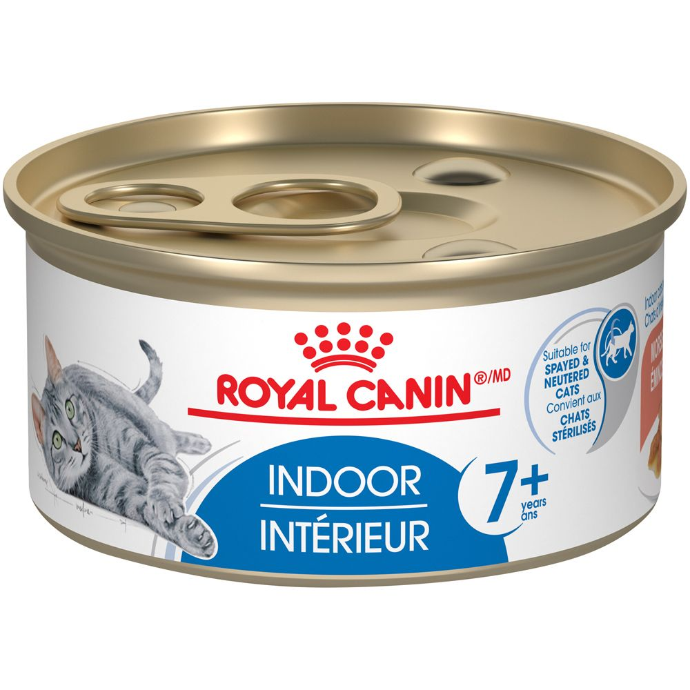 Royal Canin - Intérieur 7+ Ans - Émincés en Sauce - Nourriture Humide pour Chats Adultes