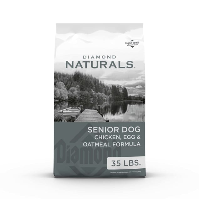 Diamond Naturals - Chien Sénior Poulet, Oeuf et Avoine - Nourriture Sèche pour Chiens Âgés