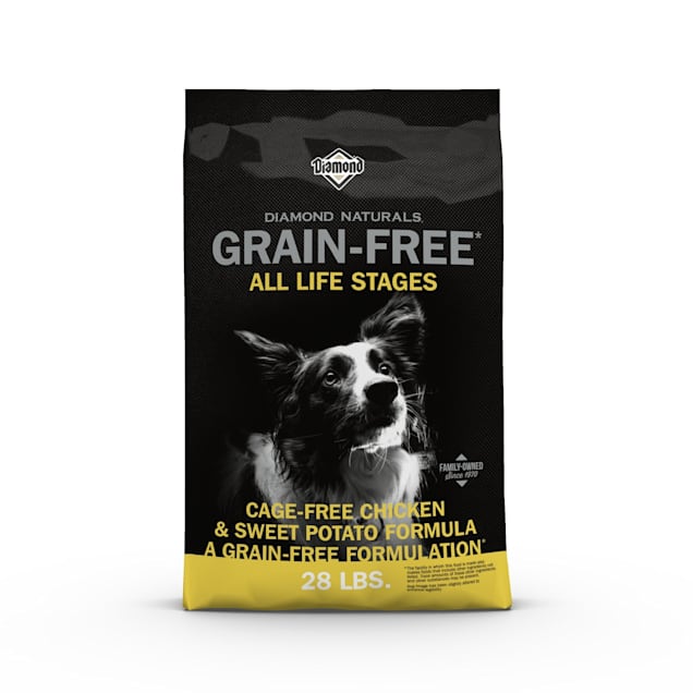 Diamond Naturals Sans Grains - Boeuf Élevé au Pâturage et Patate Douce - Nourriture Sèche pour Chiens
