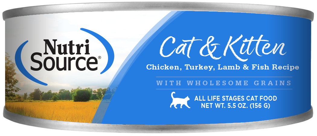 NutriSource - Chat & Chaton Pâté de Poulet, Dinde, Agneau et Poisson - Nourriture Humide pour Chats