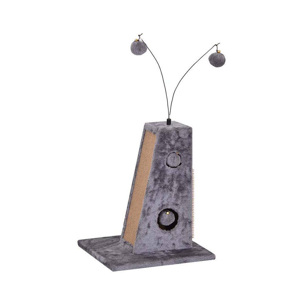 BüD'z - Station de Jeu Elias avec Pompons pour Chats(35 x 35 x 41.5 cm)