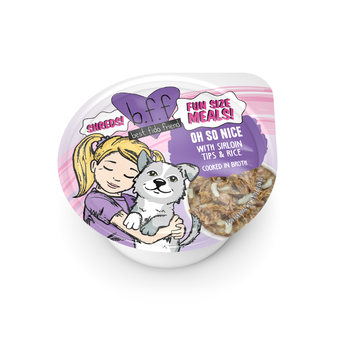 Weruva Best Fido Friend - Chien "Oh So Nice" Pointes de Surlonge et Riz en Bouillon - Nourriture Humide Sans Grains pour Chiens