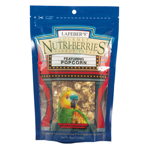 LAFEBER'S Gâteries Perroquets Popcorn Nutri-Berries 4oz