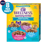 Voir l’image dans la galerie, Wellness Appetizing Entrees - Ensemble Varié de Fruits de Mer Déchiquettés - Nourriture Humide pour Chats Adultes en Sachet