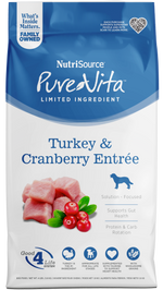 Voir l’image dans la galerie, NutriSource PureVita - Chien Dinde et Canneberge - Nourriture Sèche à Ingrédients Limités pour Chiens