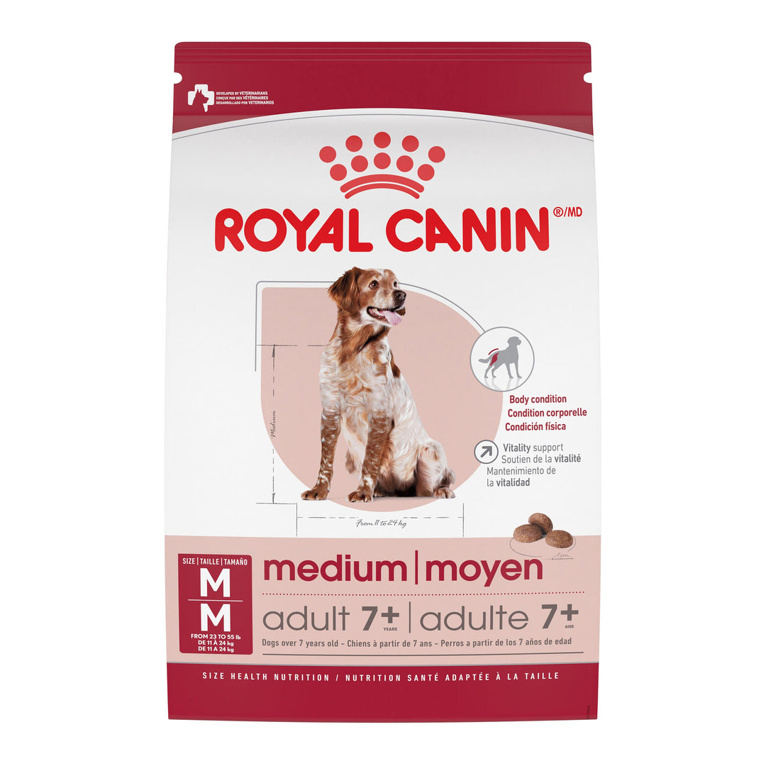 Royal Canin Moyen - Nourriture Sèche pour Chiens Adultes 7+ Ans