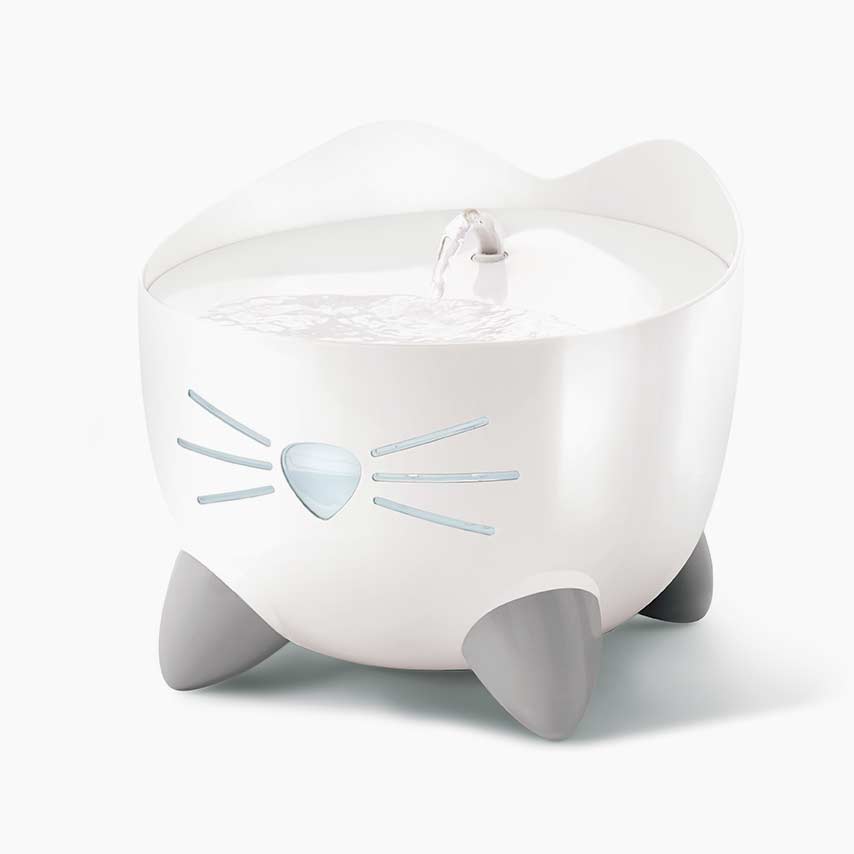 *CATIT PIXI Abreuvoir & Bol Surélevé Blanc