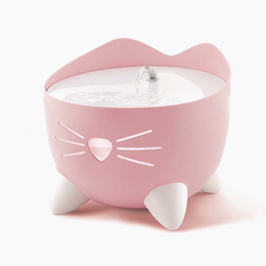 Catit PIXI - Abreuvoir à Filtration Triple Action - Abreuvoir pour Chats