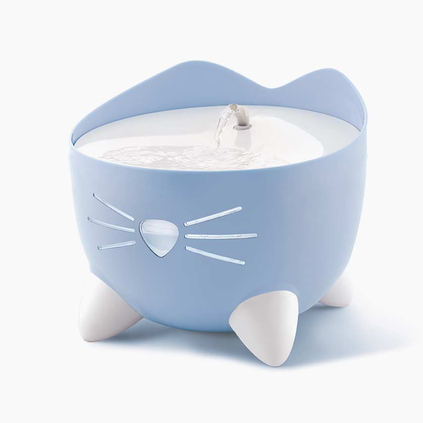 Catit PIXI - Abreuvoir à Filtration Triple Action - Abreuvoir pour Chats