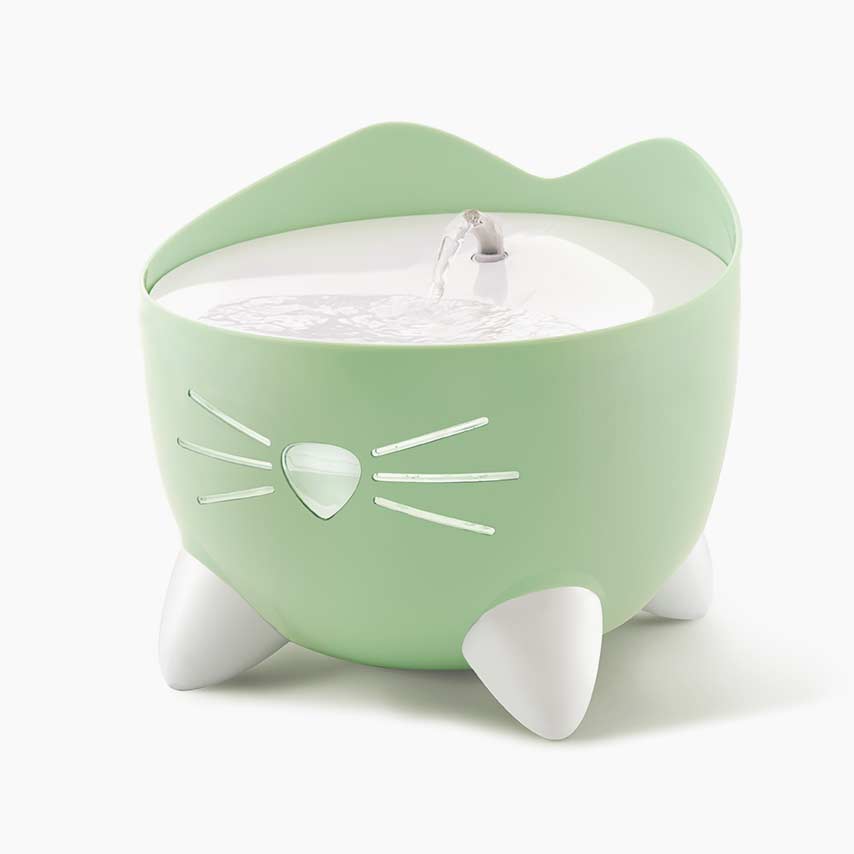 Catit PIXI - Abreuvoir à Filtration Triple Action - Abreuvoir pour Chats