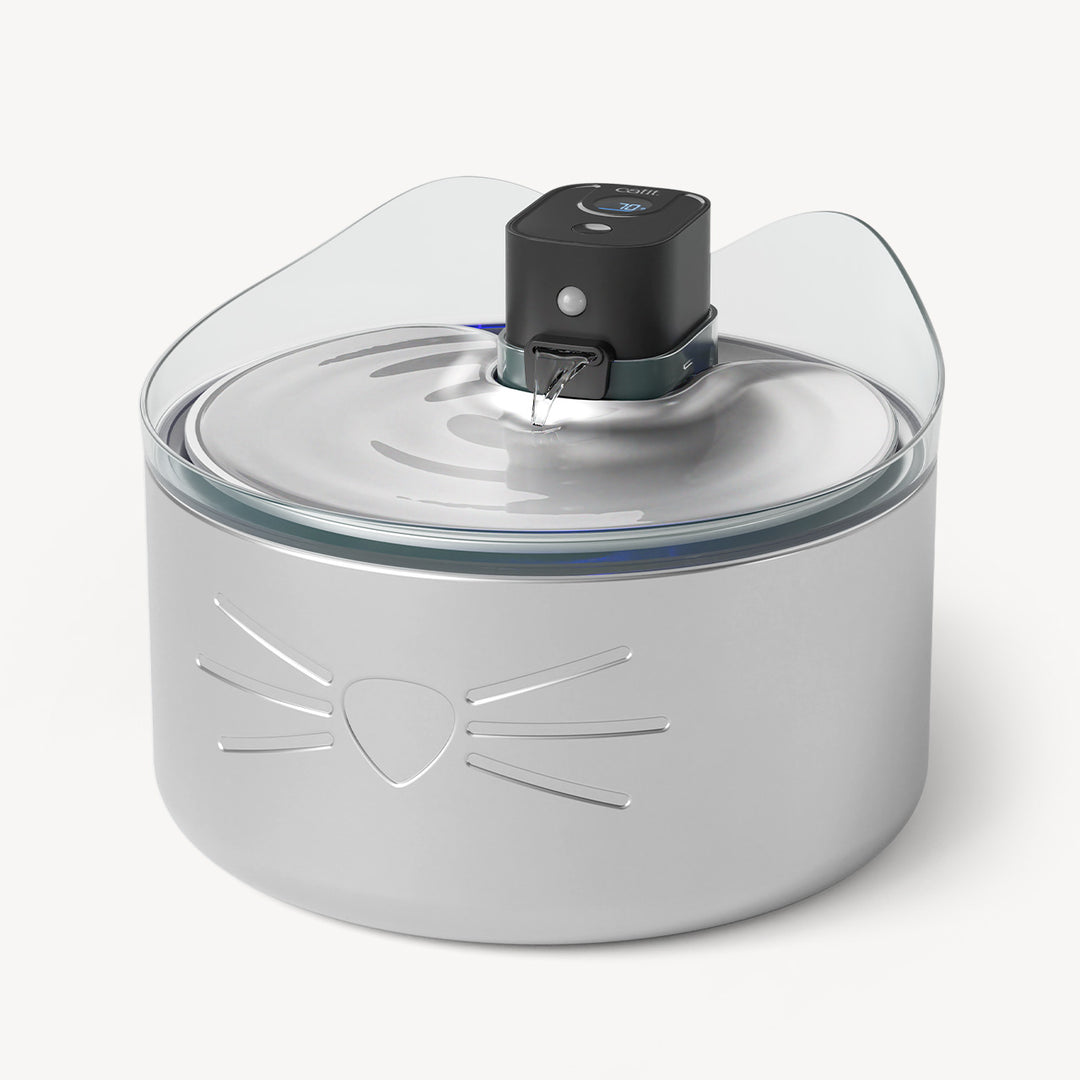 Catit PIXI - Abreuvoir Sans Fil avec Clarificateur UV-C - Abreuvoir pour Chats