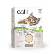 Catit Go Natural! - Sans Parfum - Litière Agglomérante à Base de Cosses de Pois pour Chats