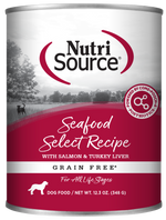 Voir l’image dans la galerie, NutriSource - Chien Pâté de Saumon et Foie de Dinde (Seafood Select) - Nourriture Humide Sans Grains pour Chiens