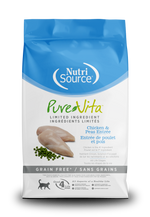 Voir l’image dans la galerie, NutriSource PureVita - Chat Poulet et Pois - Nourriture Sèche à Ingrédients Limités Sans Grains pour Chats