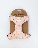 Voir l’image dans la galerie, DEXYPAWS Harnais Néoprène Motifs Cerises XXS Beige Naturel