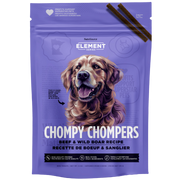 NutriSource Element Chompy Chompers - Boeuf et Sanglier - Gâteries Tendres pour Chiens