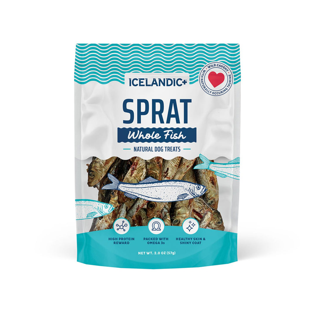 Icelandic+ Sprats Entier - Gâteries Séchéess à l'Air pour Chiens