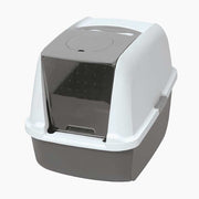 Catit Airsift - Bac Couvert à Filtration Double Action - Bac à Litière pour Chats
