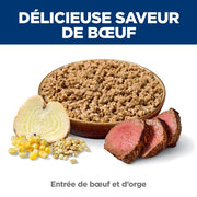 Hill's Science Diet - Chien Adulte Entrée de Boeuf et Orge - Nourriture Humide pour Chiens