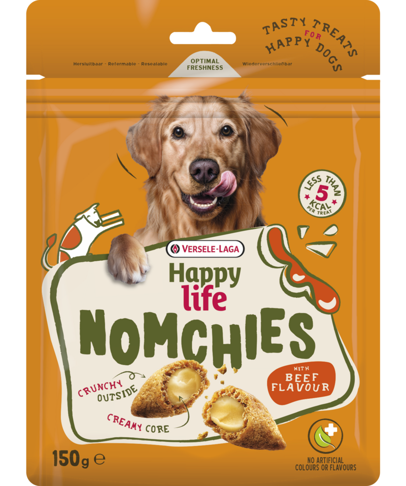 Versele-Laga Happy Life - Nomchies Boeuf - Gâteries Croquantes pour Chiens