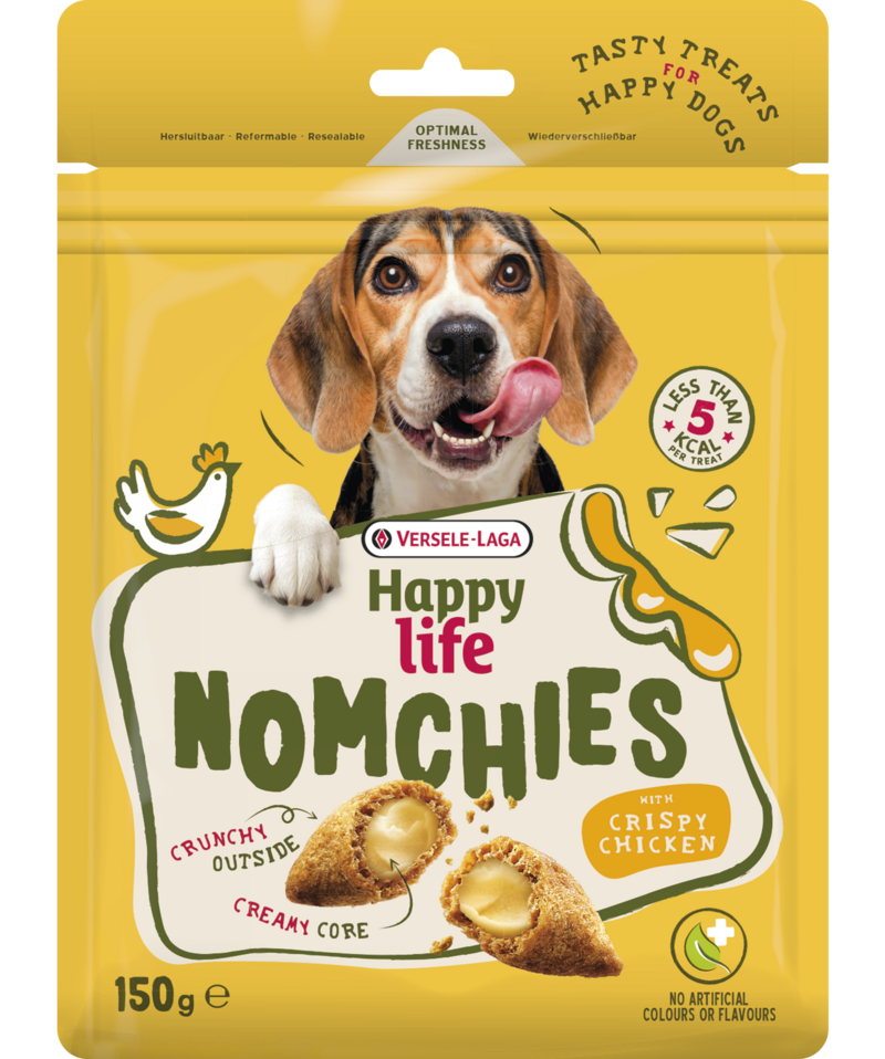 Versele-Laga Happy Life - Nomchies Poulet - Gâteries Croquantes pour Chiens