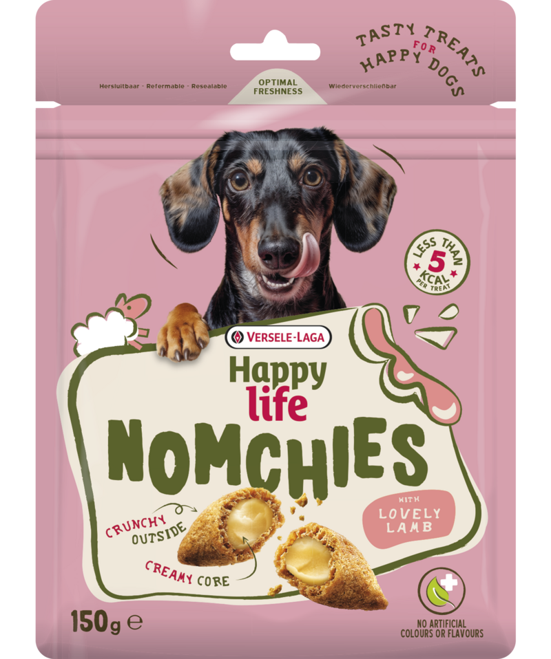 Versele-Laga Happy Life - Nomchies Agneau - Gâteries Croquantes pour Chiens