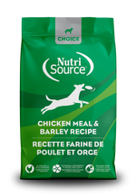 Voir l’image dans la galerie, NutriSource Choice - Chien Poulet et Orge - Nourriture Sèche pour Chiens