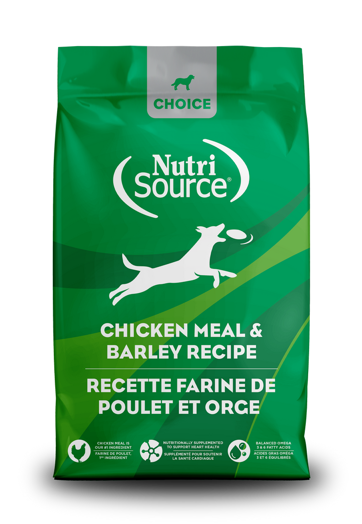 NutriSource Choice - Chien Poulet et Orge - Nourriture Sèche pour Chiens