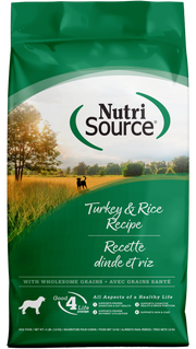 NutriSource - Chien Adulte Dinde et Riz - Nourriture Sèche pour Chiens
