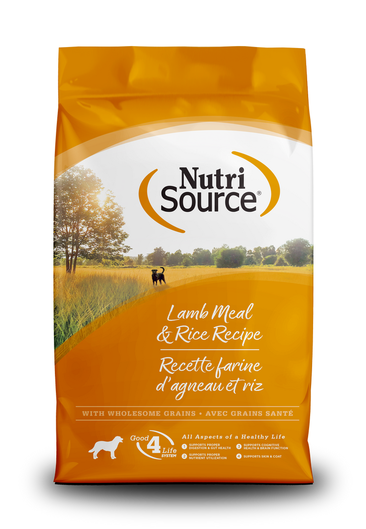 NutriSource - Chien Adulte Agneau et Riz - Nourriture Sèche pour Chiens