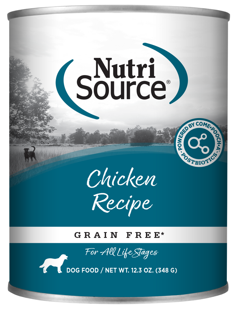 NutriSource - Chien Pâté de Poulet - Nourriture Humide Sans Grains pour Chiens