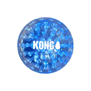 Kong Squeezz - Balle Geodz - Jouet à Rapporter avec Couineur pour Chiens